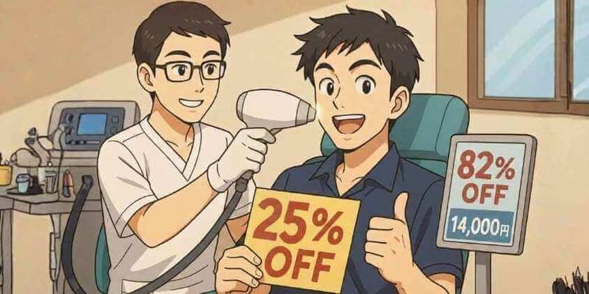 メンズリゼの割引クーポンを利用してお得に脱毛を始めよう