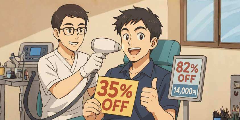 メンズリゼの割引クーポンを利用してお得に脱毛を始めよう