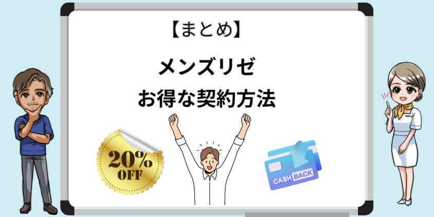 【まとめ】メンズリゼ割引き併用