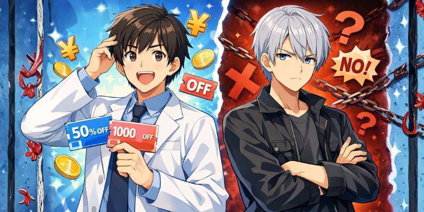 メンズリゼの割引併用ルールと例外