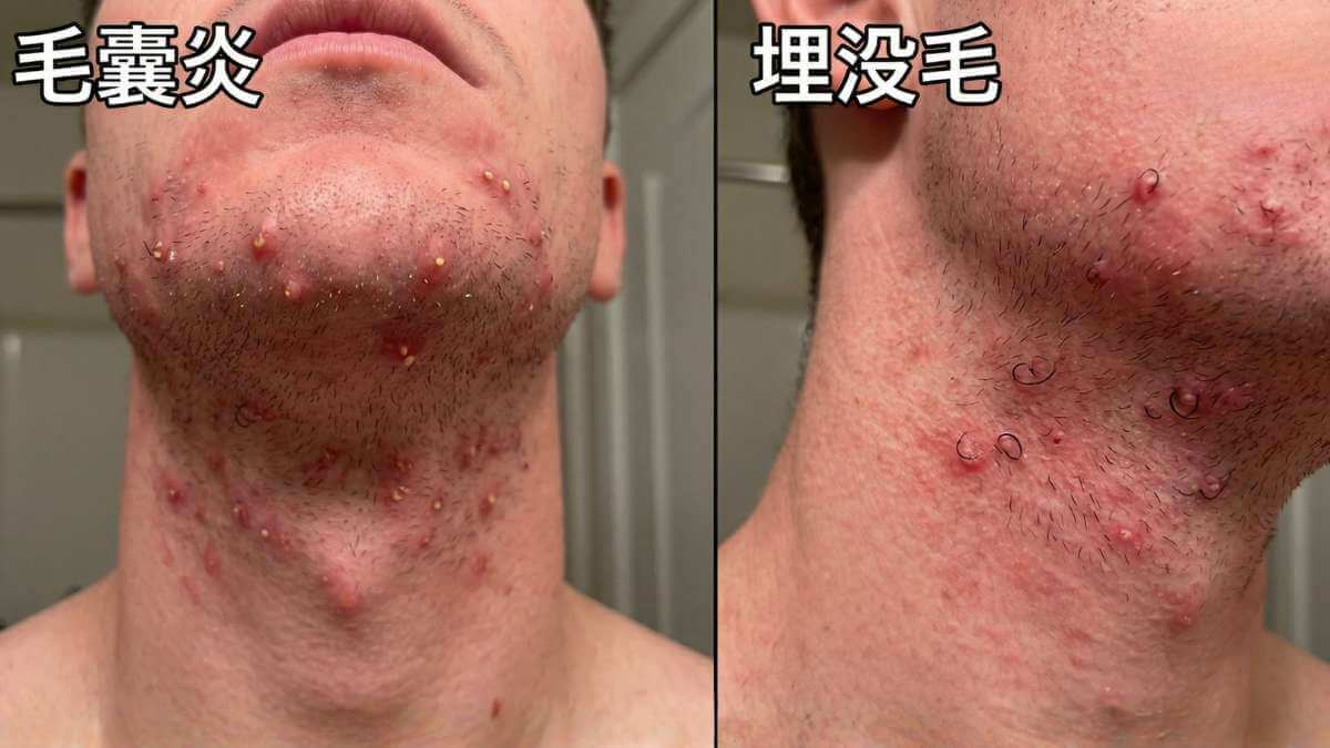 毛嚢炎・埋没毛