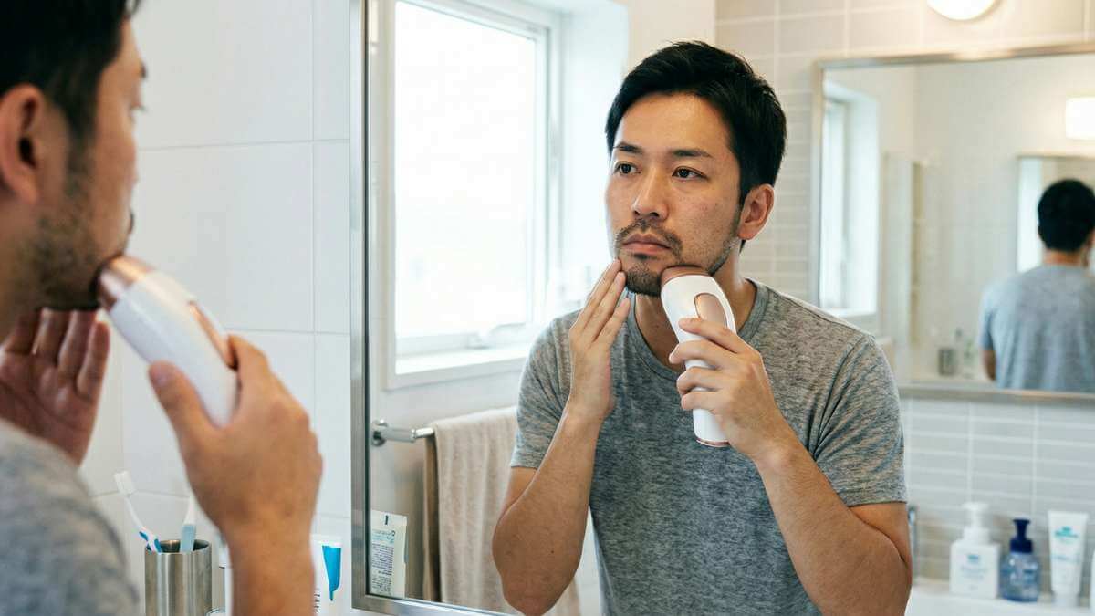 ヒゲの家庭用脱毛器