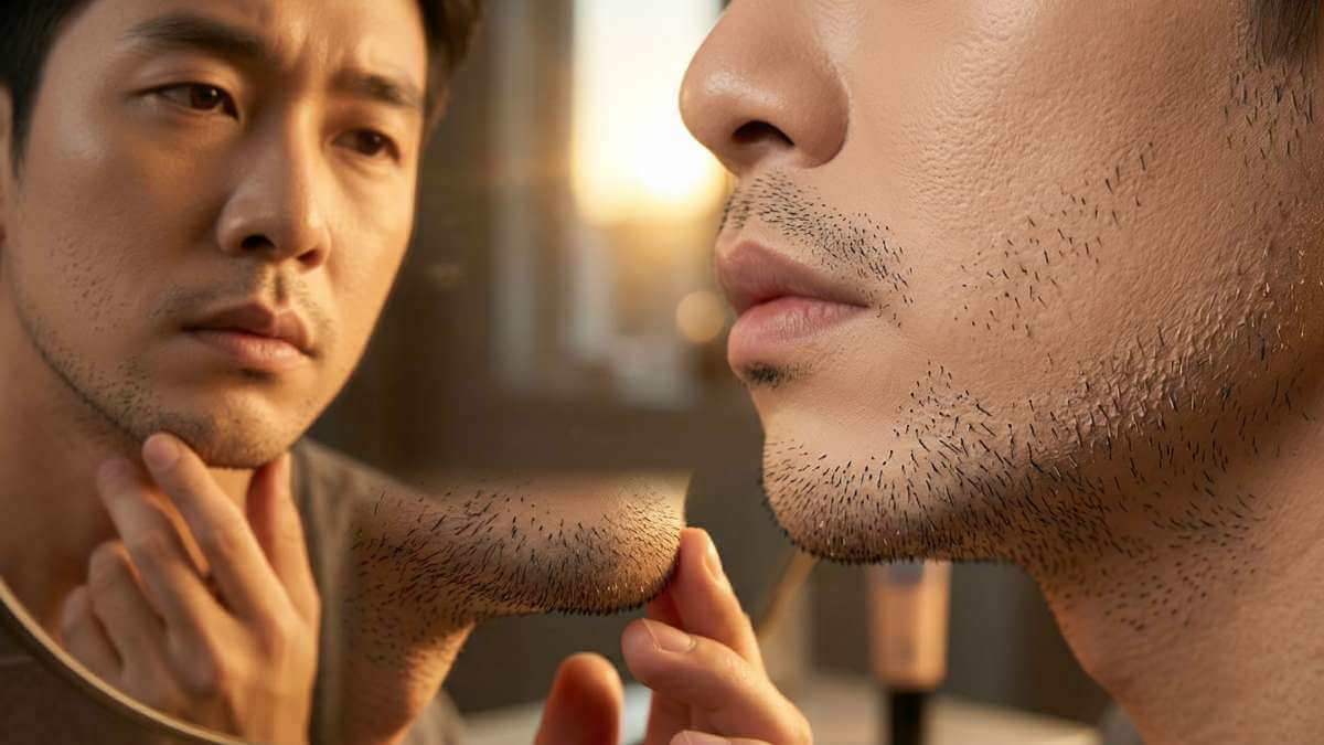 BBクリームやコンシーラーの夕方の髭