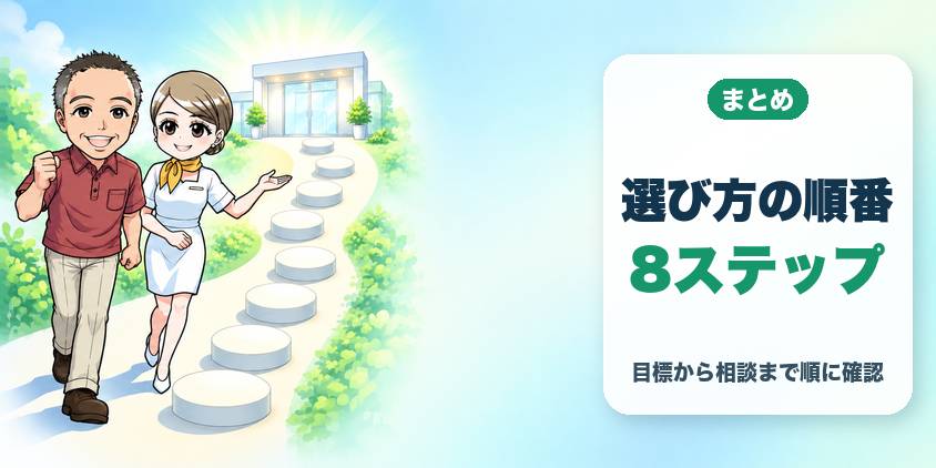 まとめ|ヒゲ脱毛クリニックの選び方8ステップ