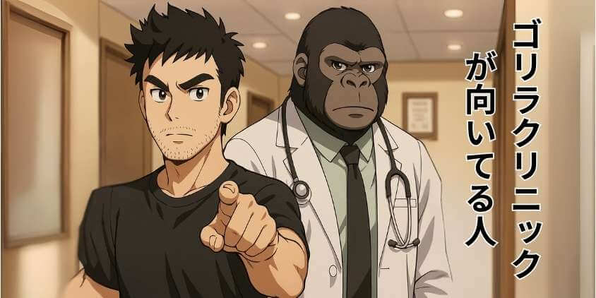 ゴリラクリニックに向いてる人