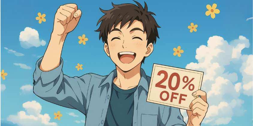 併用で最大20%OFF