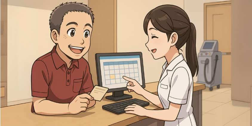 次回の予約申し込み