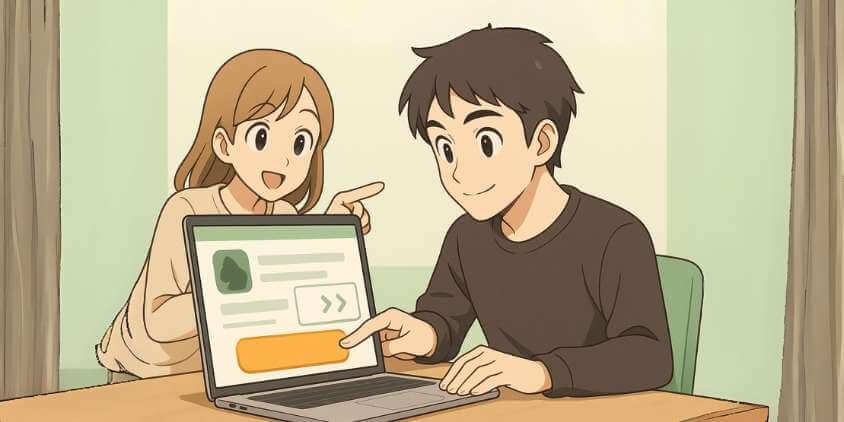 WEB予約フォームから申し込み