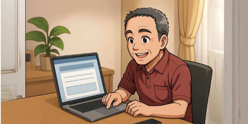 WEBで希望の機械を申し込む