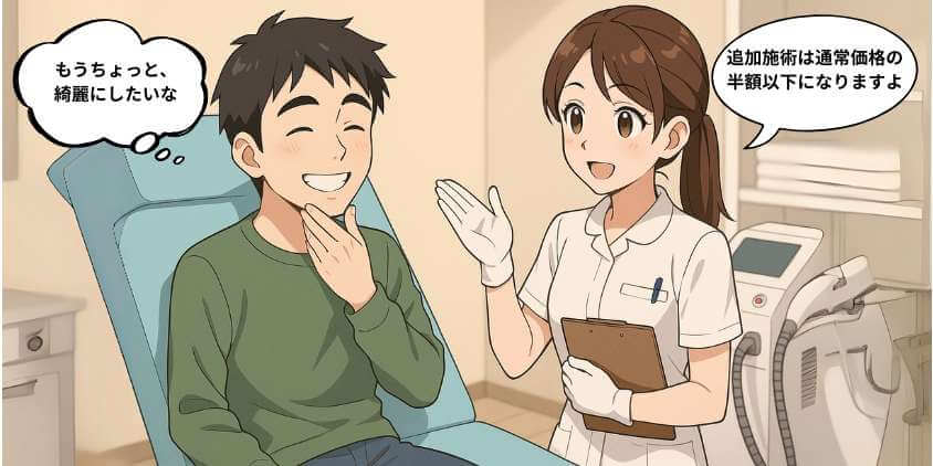 追加施術半額キャンペーン