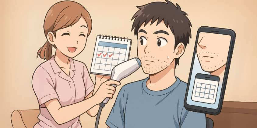 毛周期に合わせた予約