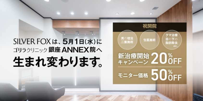 銀座ANNEX院のキャンペーン