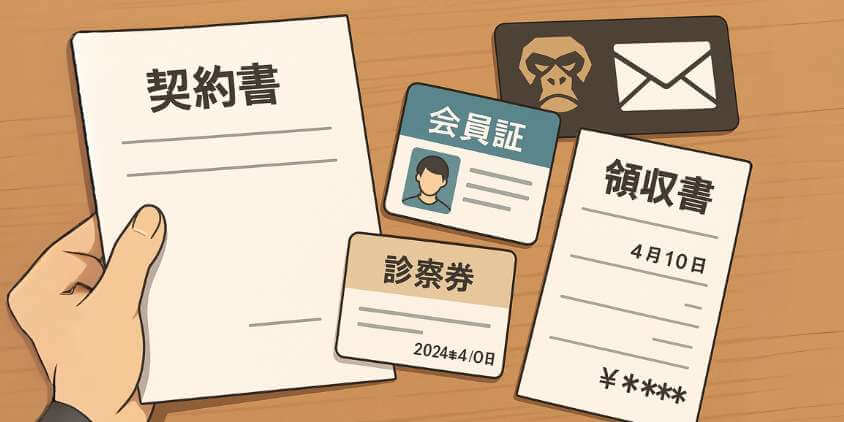 必要書類を1つ用意