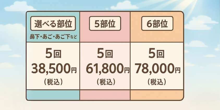 メンズエミナル通常料金