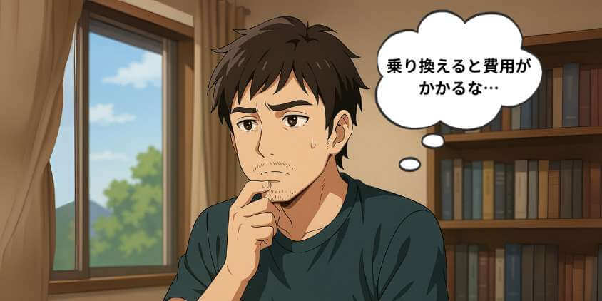 乗り換え前の悩み