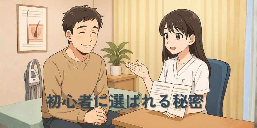 フレイアクリニックメンズが初心者に選ばれる秘密