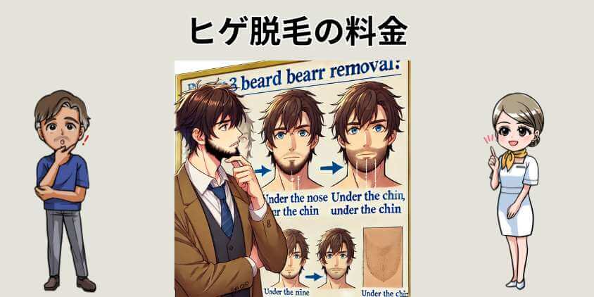 ヒゲ脱毛の料金