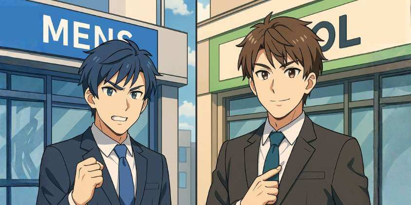 メンズクリアとレイロール比較