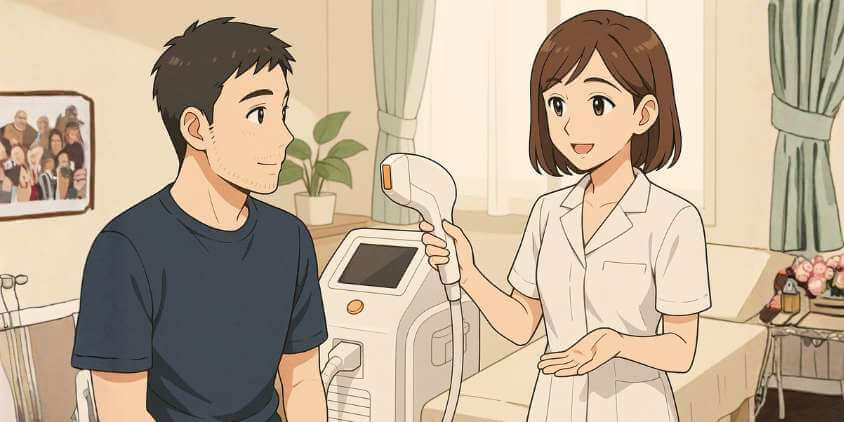 RBLは「光脱毛(SHR方式)」を採用