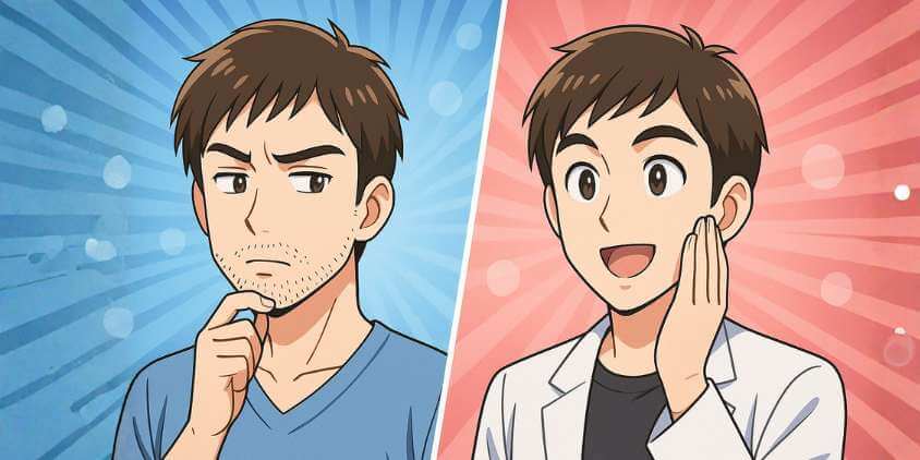 メンズリゼとメンズエミナルの効果の違い