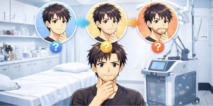 迷ったら「自分のヒゲの濃さ」で決めよう