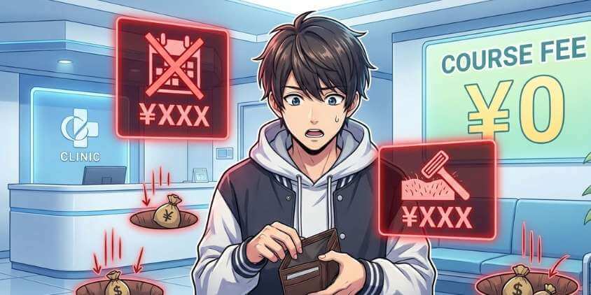 キャンセル料・剃り残し代