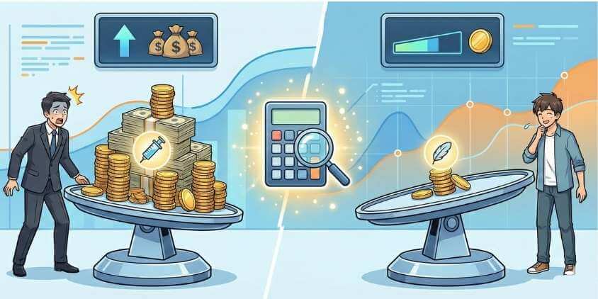 「麻酔代」を含めたトータルコスト比較