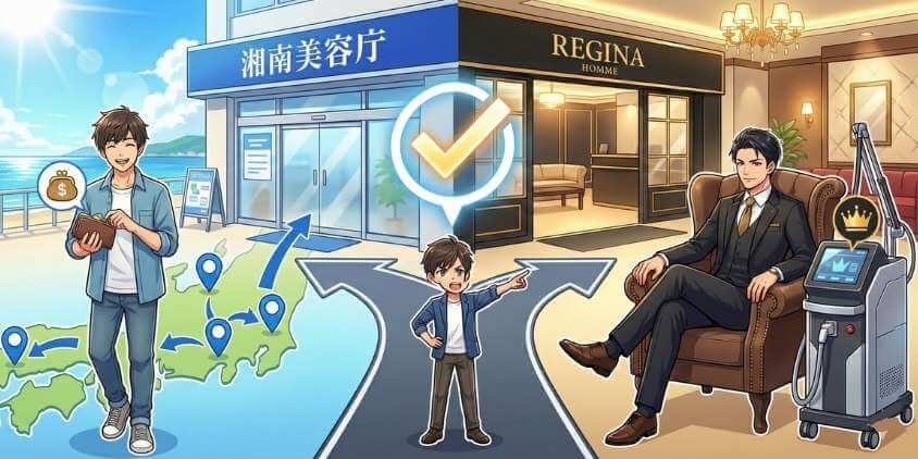 湘南美容 vs レジーナオム！あなたはこっちを選ぶべき