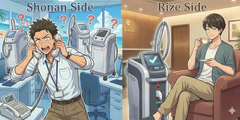 「電話交渉の湘南」vs「座ってるだけのリゼ」