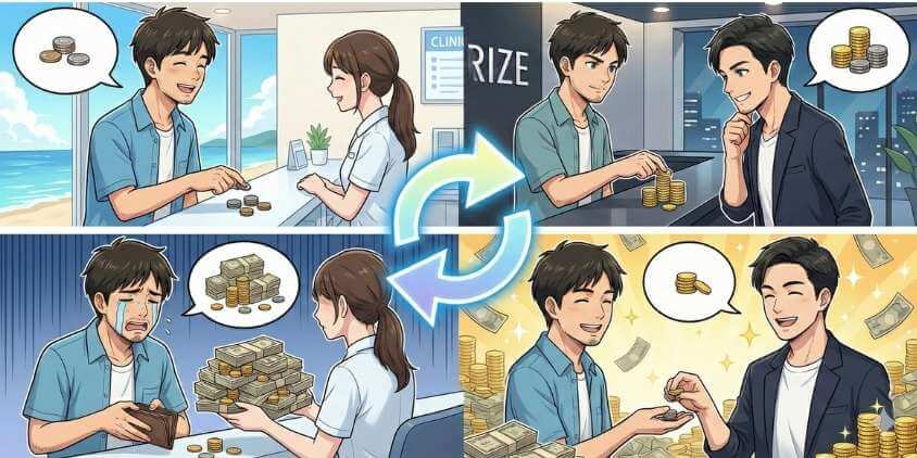 【全顔】初期費用は湘南、完了総額はリゼ!