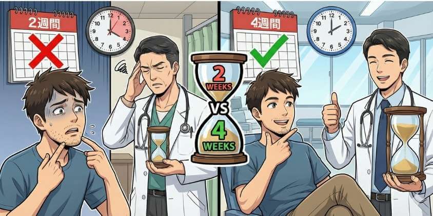 【打ち漏れ再照射】湘南の「2週間」は短すぎる?リゼなら4週間で安心