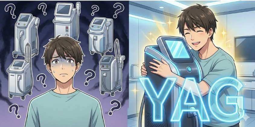 メンズリゼ:「選べない」のではなく「勝手にYAGになる」安心感