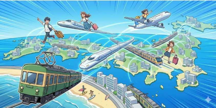 店舗数と移動の自由は圧倒的に湘南