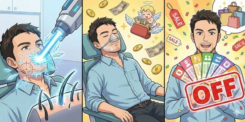 「痛みに弱い人」にメンズリゼを推す3つの理由
