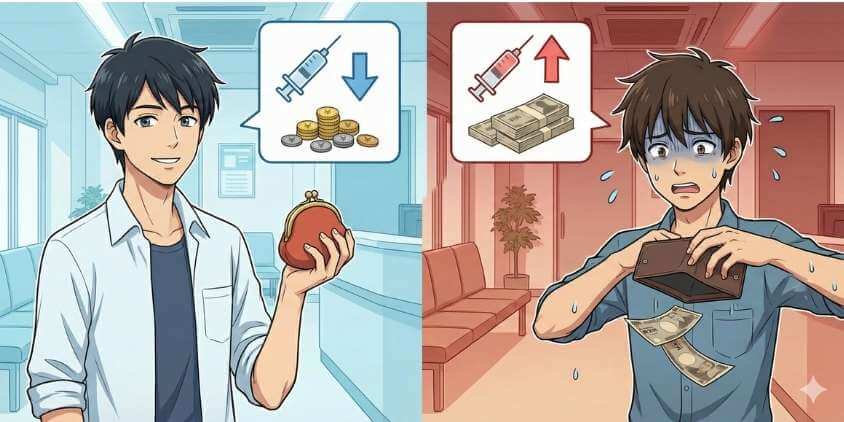 麻酔代は湘南が安い!