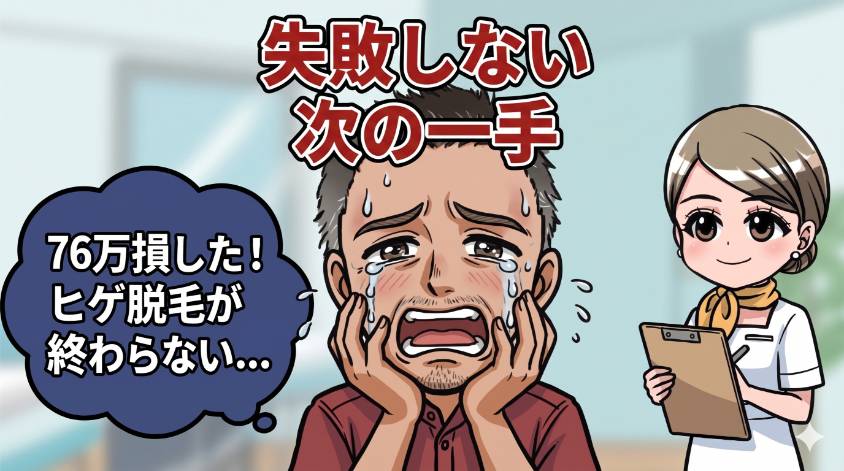 メンズリゼのヒゲ脱毛5回で足りない