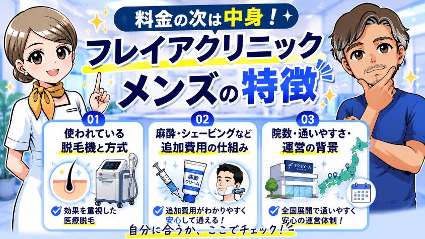 フレイアクリニックの特徴紹介