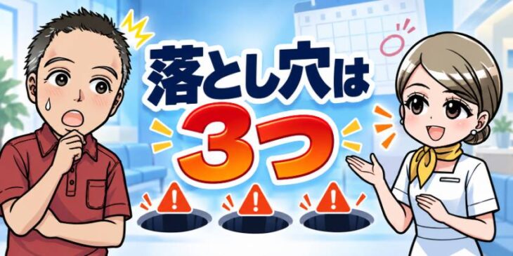 レジーナクリニックオム予約の3つの落とし穴
